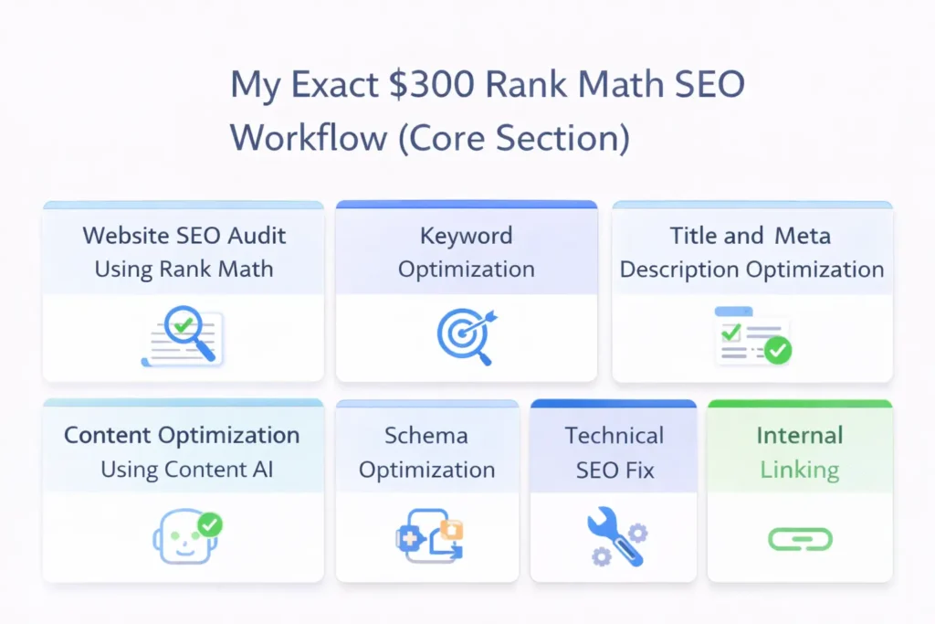 My Exact $300 Rank Math SEO Workflow