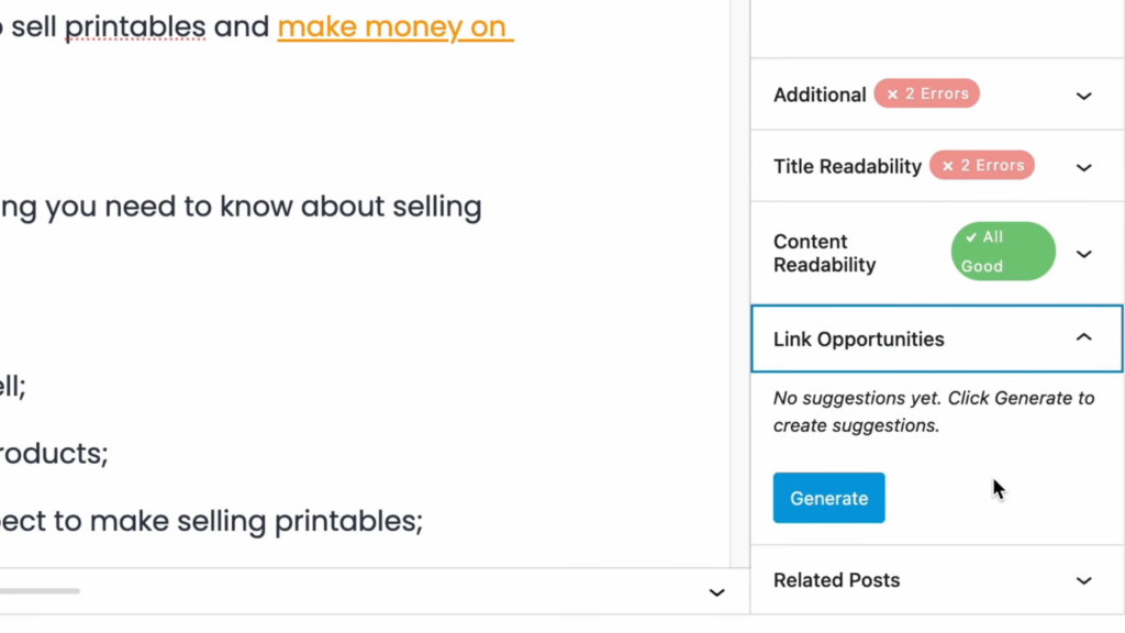 How To Use Rank Math AI Link Genius To Fix Internal Linking