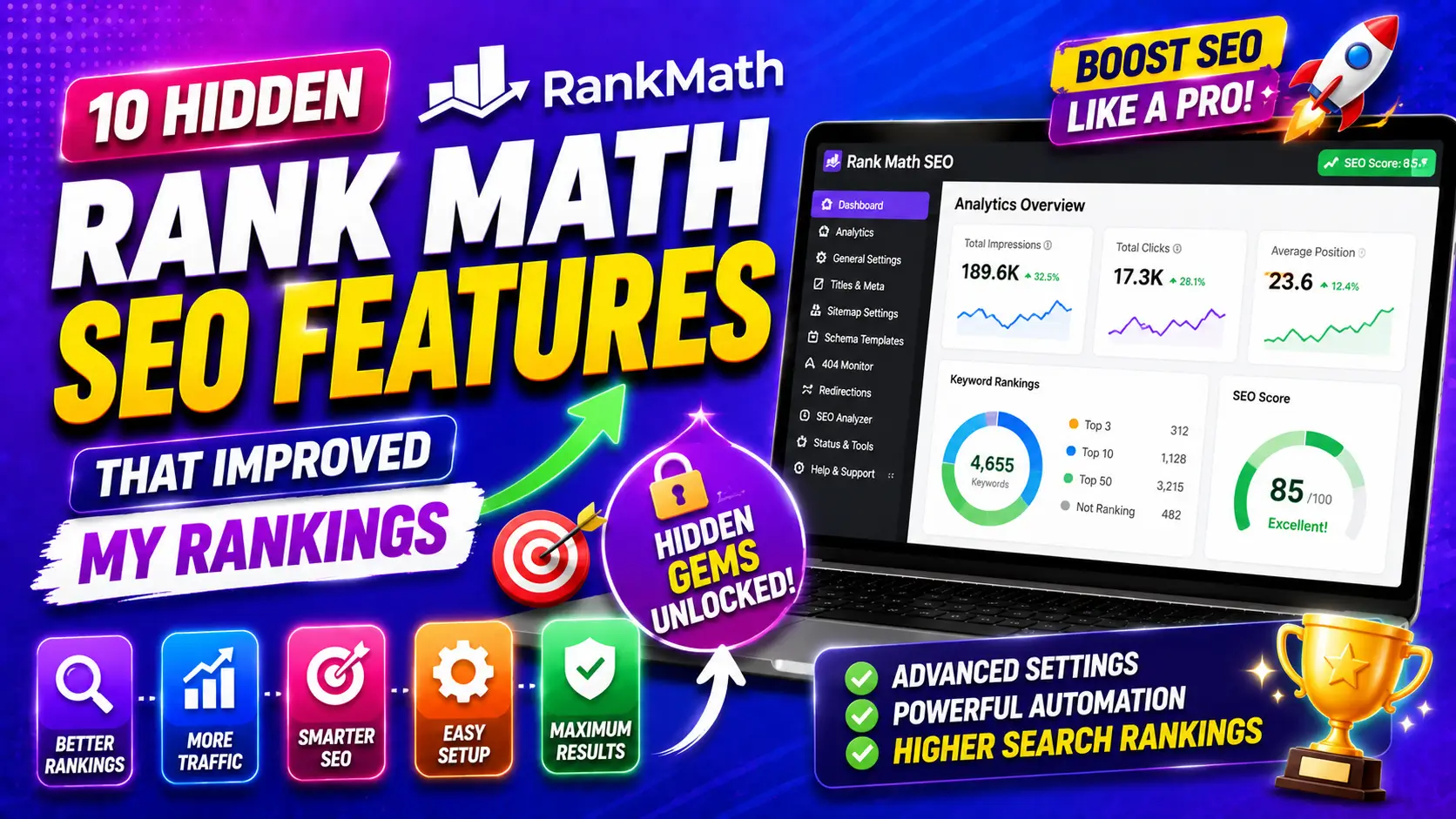10 Hidden Rank Math SEO Features That Improved My Rankings