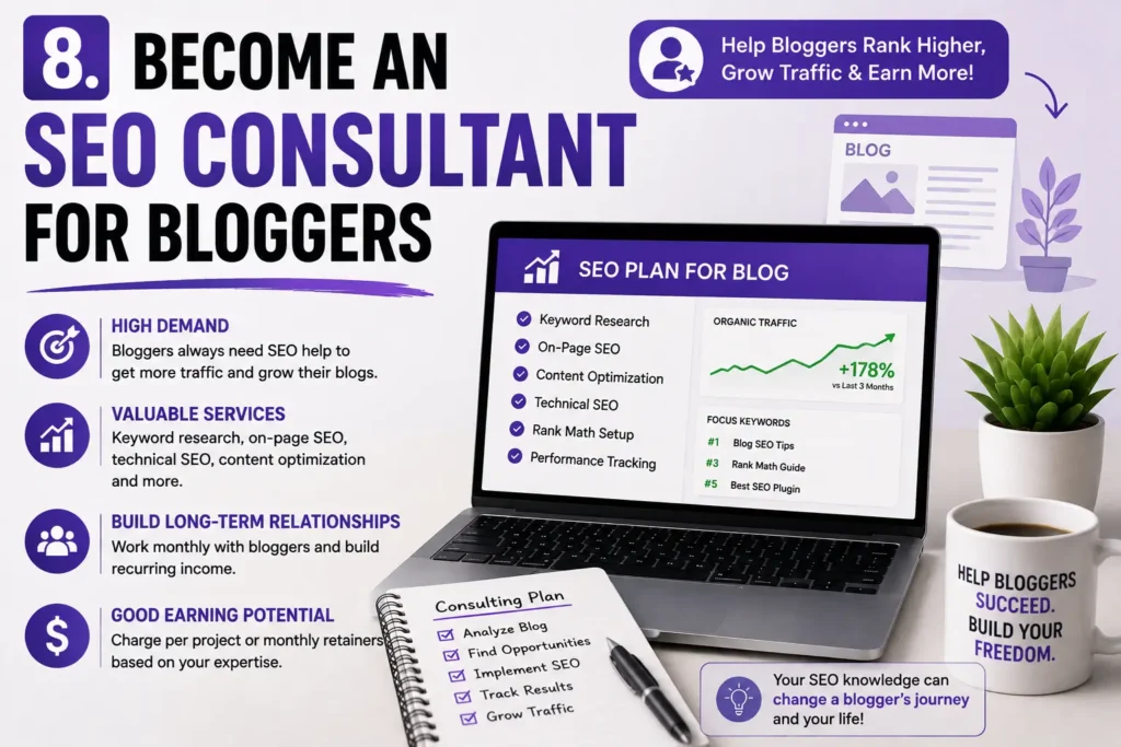 Become an SEO Consultant for Bloggers