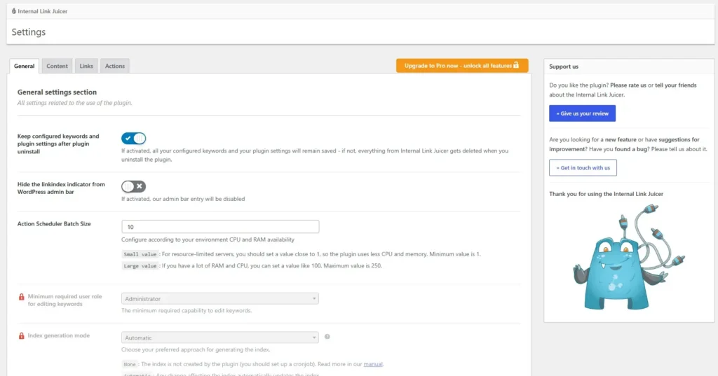 Internal Link Juicer